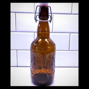 Vintage 70s Grolsch Fliptop bottle